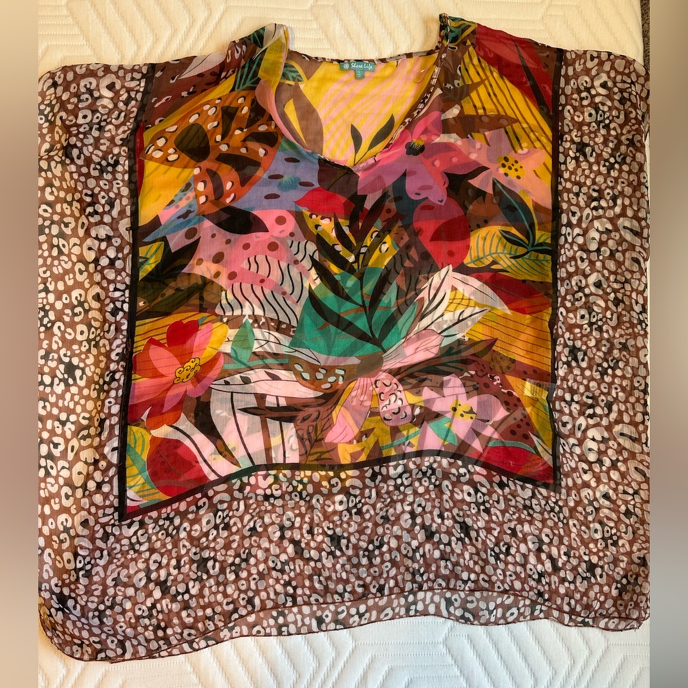 Shore Life Tropical Swimsuit Coverup
